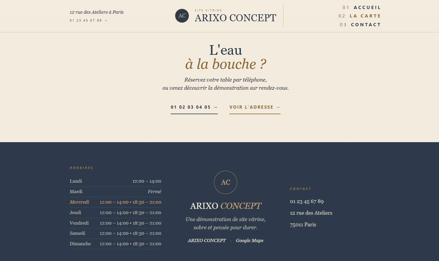 CTA + Footer